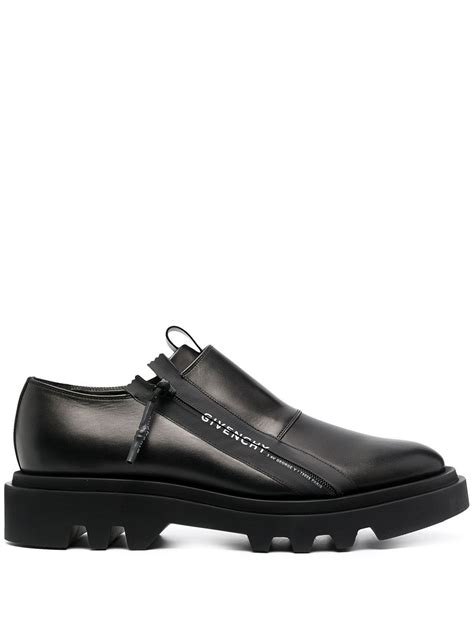 givenchy zip derby|givenchy leather loafers.